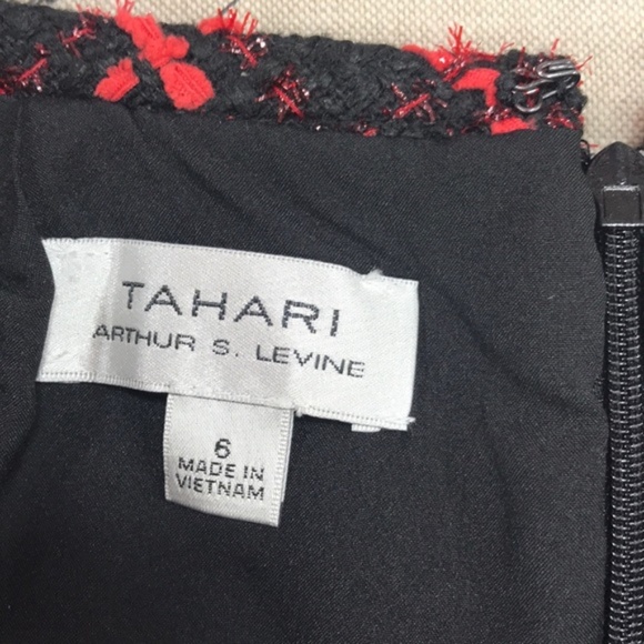 Tahari Asl Plaid Boucle Pencil Skirt - Picture 8 of 8